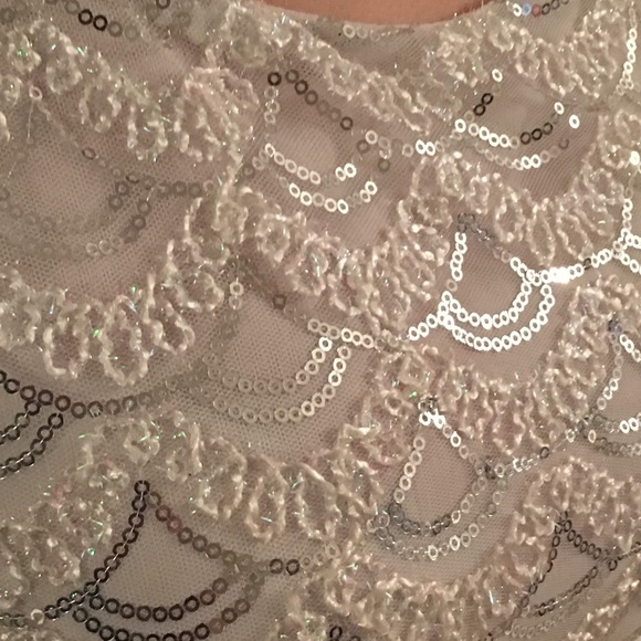 White sequin dress - Picture 3 of 4